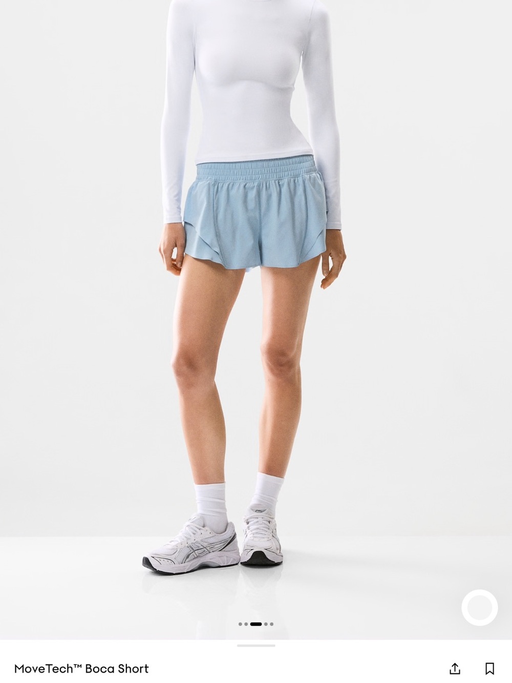 Artizia Boca Short - Light Blue Women's Running Shorts